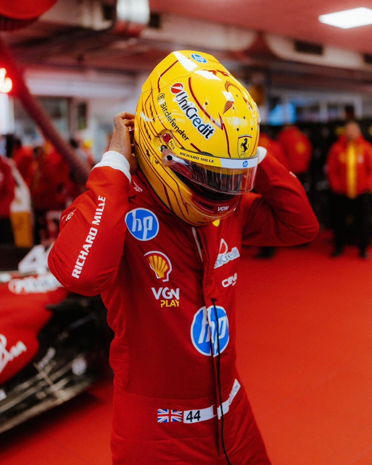 法拉利力克雷诺车队,汉密尔顿状态火热 法拉利力克雷诺车队,汉密尔顿状态火热